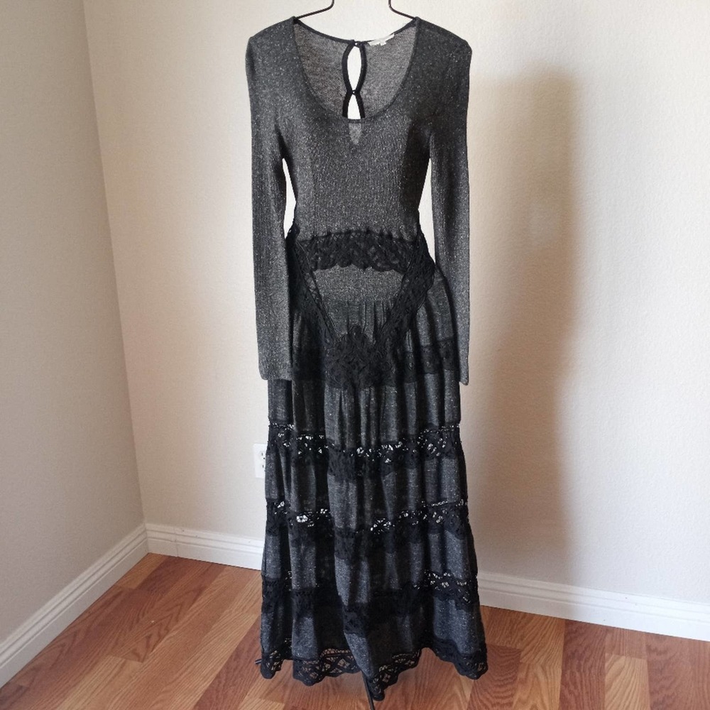 Opening Ceremony Battenburg Lace Maxi Dress